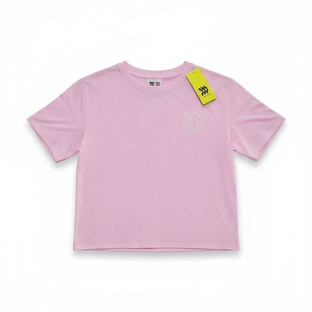 All In Motion Pink Girl's Oversized Crop Top Size L